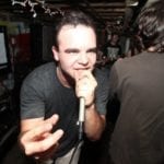 Future Islands, in a basement, in Albany