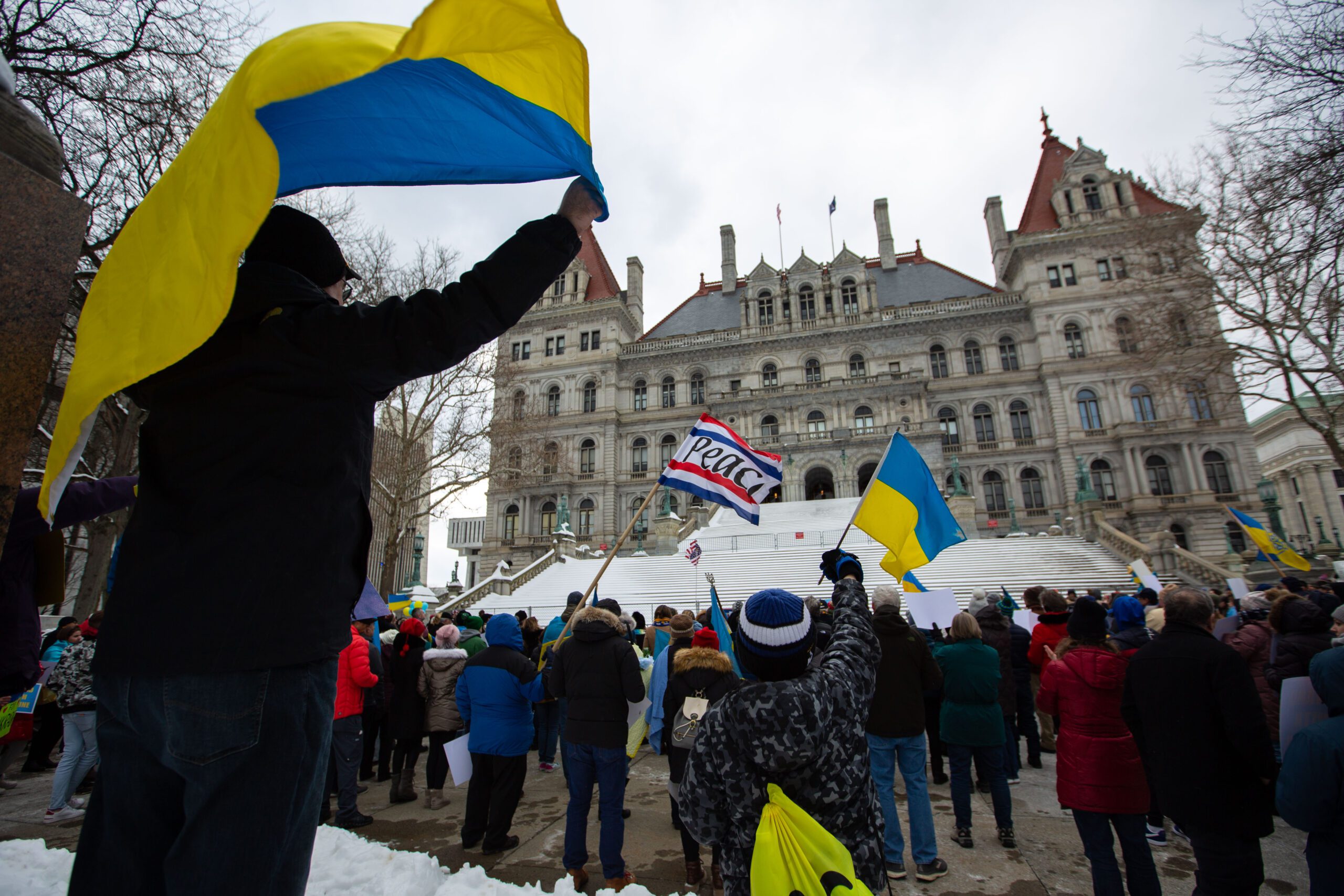 Ukrainian community rallies in Albany