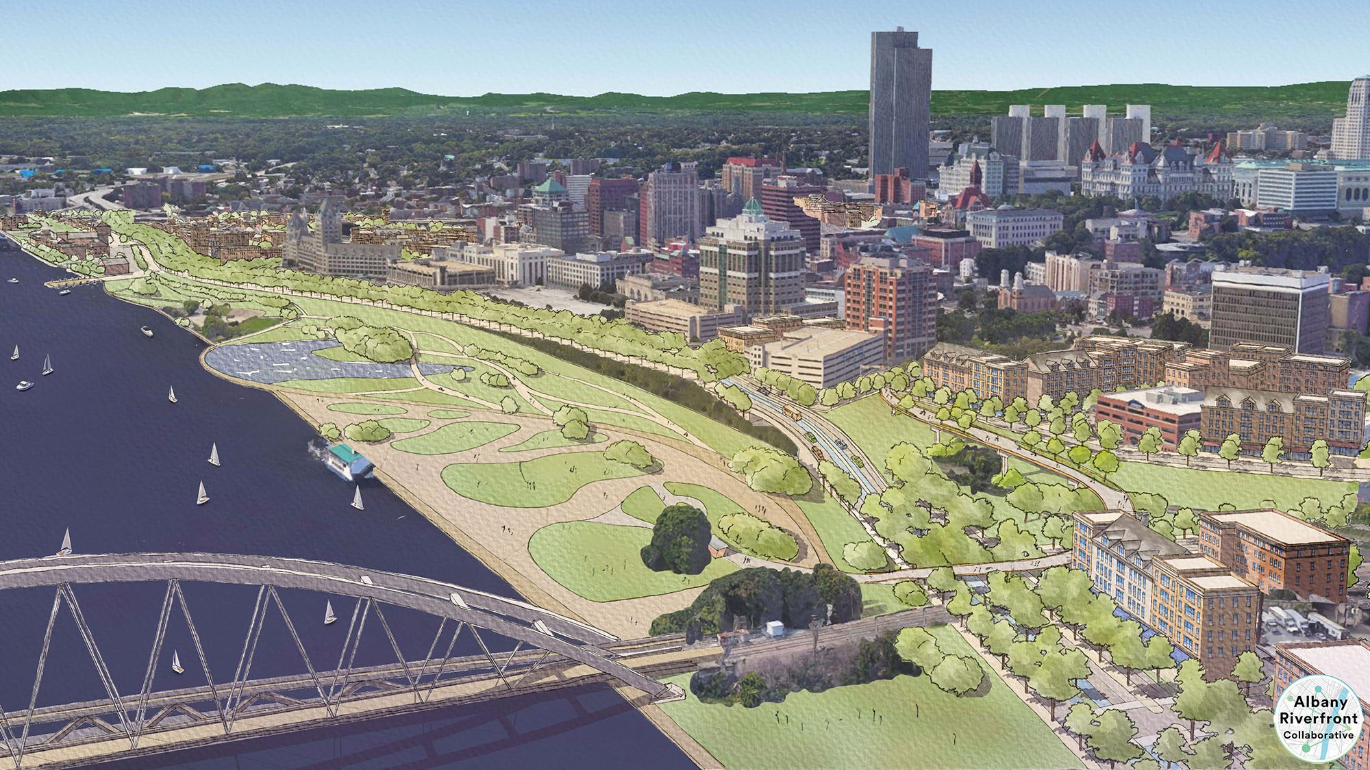 A grand vision to reconnect Albany with its waterfront
