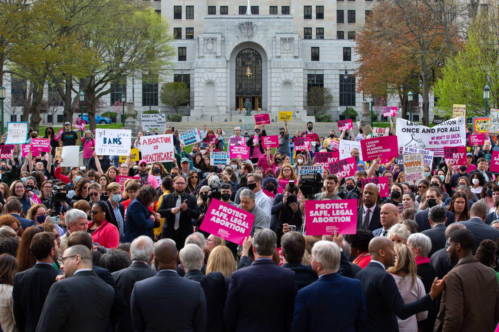 Albany rallies following Supreme Court abortion news